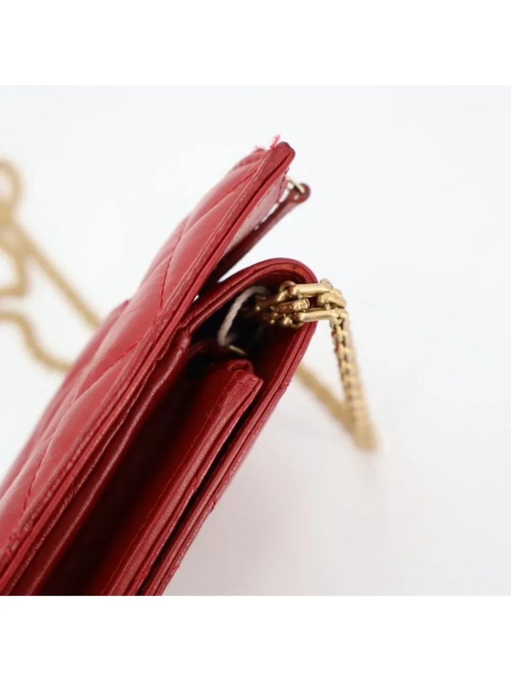 Chanel Quilted Aged Calfskin Reissue 2.55 Wallet on Chain Shoulder Bag